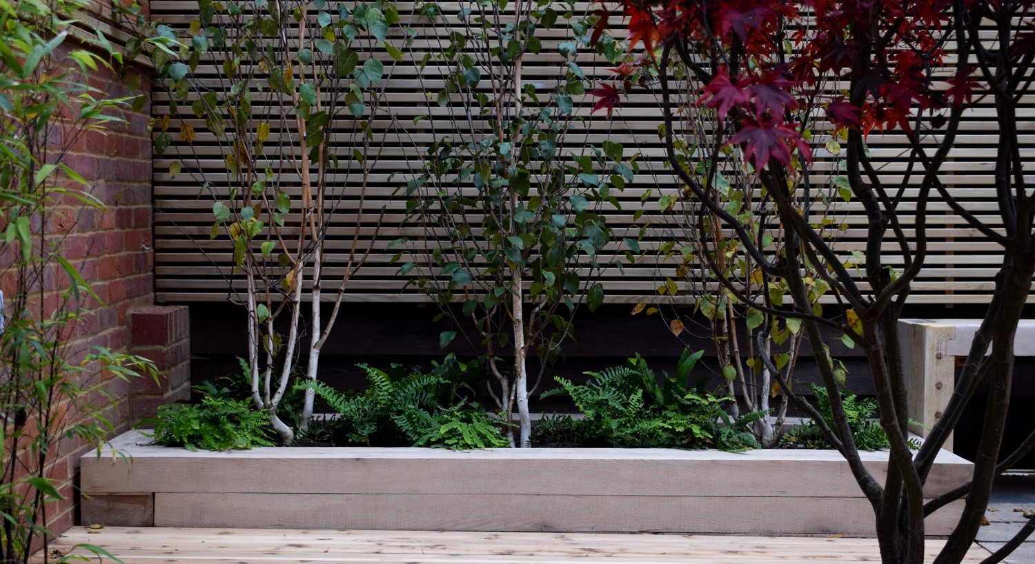 Everchanging Garden Design Hertfordshire courtyard project beds